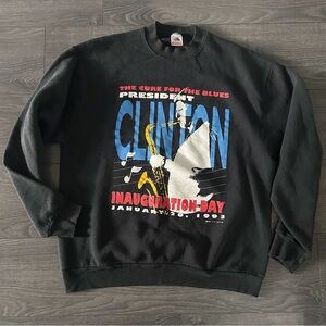 Vintage 1993 B*ll Cl*nton inauguration crewneck